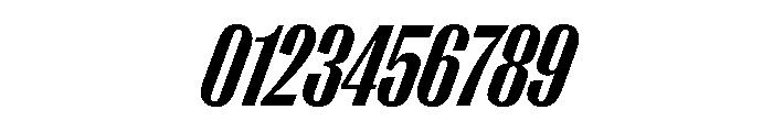 PPRightGothic TightDarkItalic Instance Font OTHER CHARS
