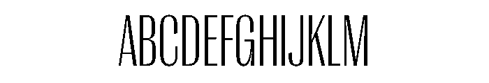 PPRightGothic TightFine Instance Font UPPERCASE