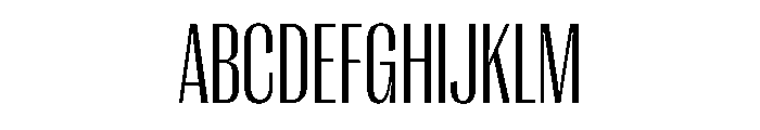 PPRightGothic TightLight Instance Font UPPERCASE