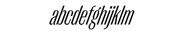 PPRightGothic TightLightItalic Instance FONT