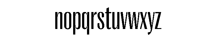 PPRightGothic TightRegular Instance Font LOWERCASE