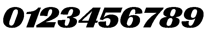 PPRightGothic WideBlackItalic Instance Font OTHER CHARS
