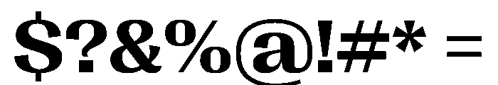 PPRightGothic WideBold Instance Font OTHER CHARS