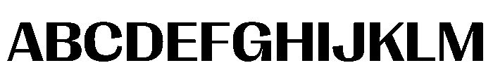 PPRightGothic WideBold Instance Font UPPERCASE