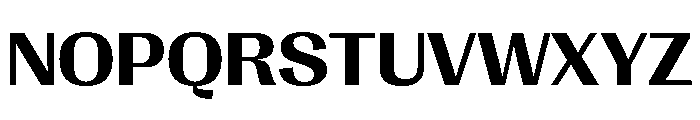 PPRightGothic WideBold Instance Font UPPERCASE