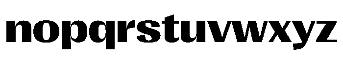 PPRightGothic WideDark Instance Font LOWERCASE