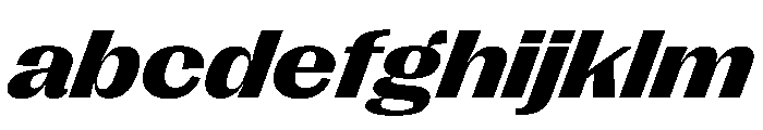 PPRightGothic WideDarkItalic Instance FONT