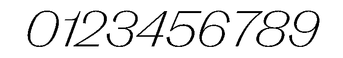 PPRightGothic WideFineItalic Instance Font OTHER CHARS