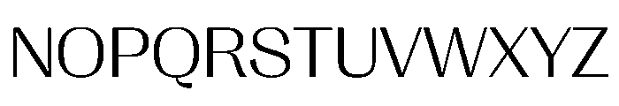 PPRightGothic WideLight Instance Font UPPERCASE