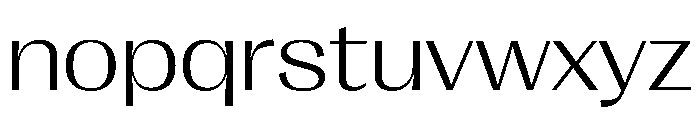 PPRightGothic WideLight Instance Font LOWERCASE