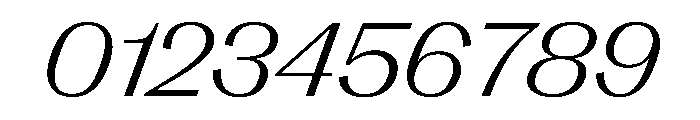 PPRightGothic WideLightItalic Instance Font OTHER CHARS