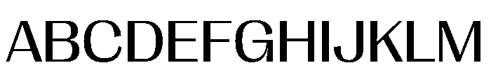 PPRightGothic WideRegular Instance Font UPPERCASE
