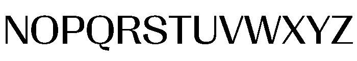 PPRightGothic WideRegular Instance Font UPPERCASE