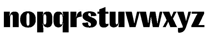 PPRightGothicCasual Black Instance Font LOWERCASE