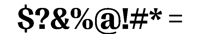 PPRightGothicCasual Bold Instance Font OTHER CHARS