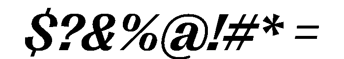 PPRightGothicCasual BoldItalic Instance Font OTHER CHARS