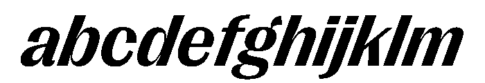 PPRightGothicCasual BoldItalic Instance FONT