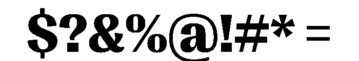 PPRightGothicCasual Dark Instance Font OTHER CHARS