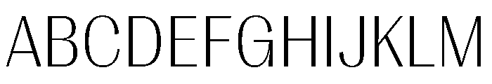 PPRightGothicCasual Fine Instance Font UPPERCASE