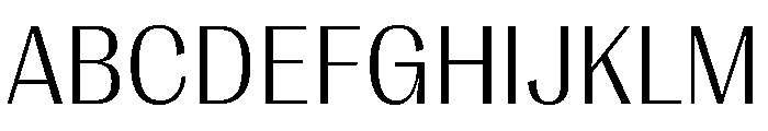 PPRightGothicCasual Light Instance Font UPPERCASE