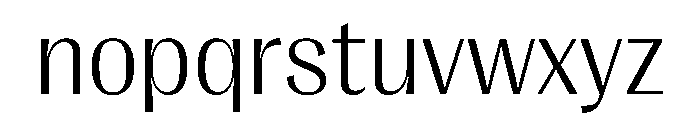 PPRightGothicCasual Light Instance Font LOWERCASE