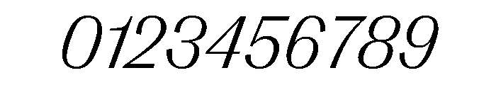 PPRightGothicCasual LightItalic Instance Font OTHER CHARS