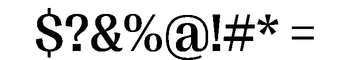 PPRightGothicCasual Medium Instance Font OTHER CHARS