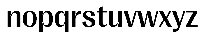 PPRightGothicCasual Medium Instance Font LOWERCASE