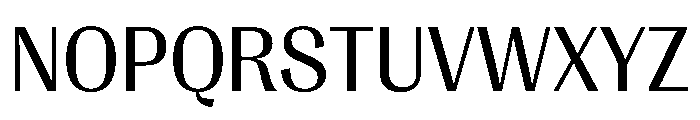 PPRightGothicCasual Regular Instance Font UPPERCASE