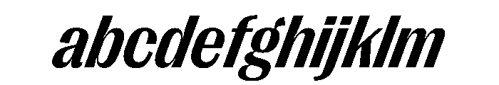 PPRightGothicCompact BoldItalic Instance FONT