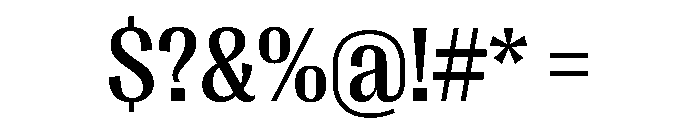 PPRightGothicCompact Medium Instance Font OTHER CHARS