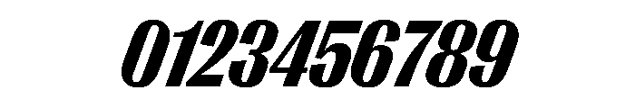 PPRightGothicNarrow BlackItalic Instance Font OTHER CHARS