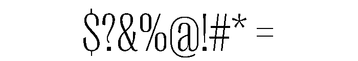 PPRightGothicNarrow Fine Instance Font OTHER CHARS
