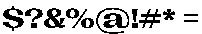 PPRightGothicSpatial Bold Instance Font OTHER CHARS