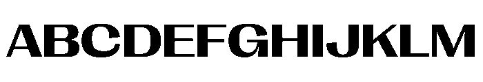 PPRightGothicSpatial Bold Instance Font UPPERCASE