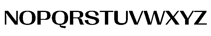 PPRightGothicSpatial Medium Instance Font UPPERCASE