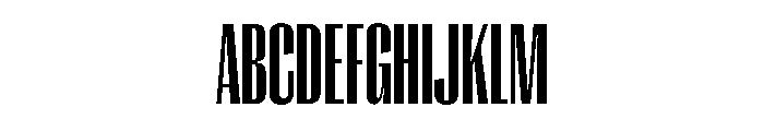 PPRightGothicTall Bold Instance Font UPPERCASE