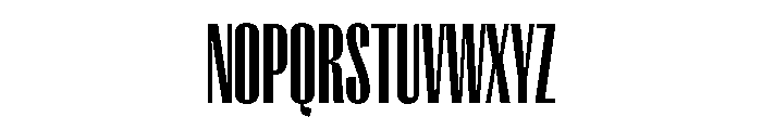 PPRightGothicTall Bold Instance Font UPPERCASE