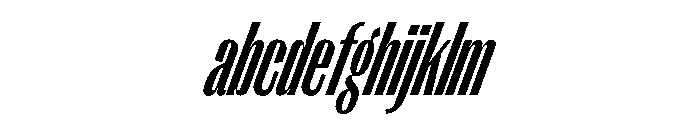 PPRightGothicTall BoldItalic Instance FONT