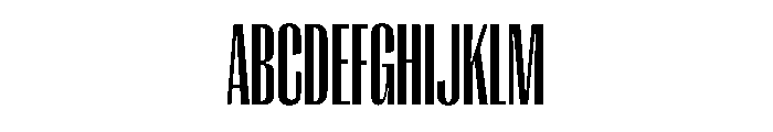 PPRightGothicTall Medium Instance Font UPPERCASE