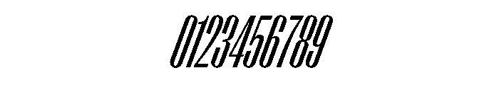 PPRightGothicTall RegularItalic Instance Font OTHER CHARS