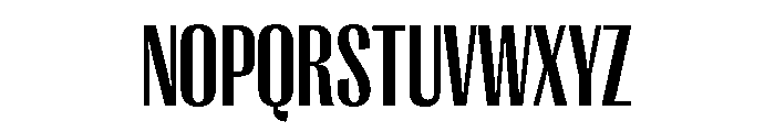 PPRightGothicTight Bold Instance Font UPPERCASE