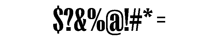 PPRightGothicTight Dark Instance Font OTHER CHARS