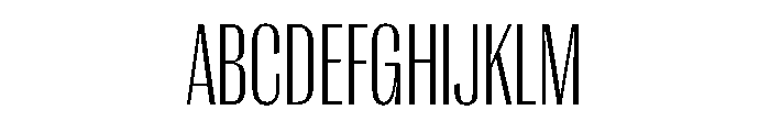 PPRightGothicTight Fine Instance Font UPPERCASE