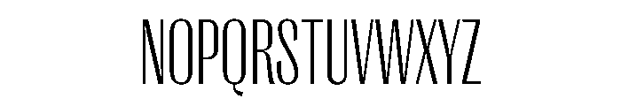 PPRightGothicTight Fine Instance Font UPPERCASE