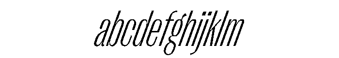 PPRightGothicTight FineItalic Instance FONT