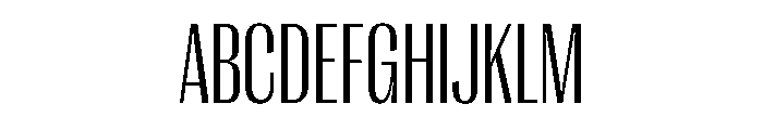 PPRightGothicTight Light Instance Font UPPERCASE