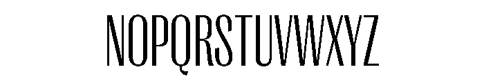 PPRightGothicTight Light Instance Font UPPERCASE