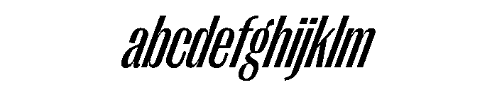 PPRightGothicTight MediumItalic Instance FONT