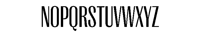 PPRightGothicTight Regular Instance Font UPPERCASE